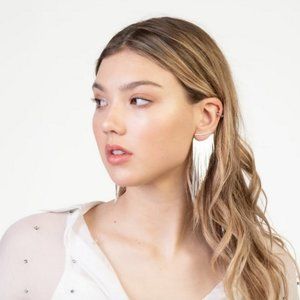 Fringe Tassel Earrings - Sterling Silver